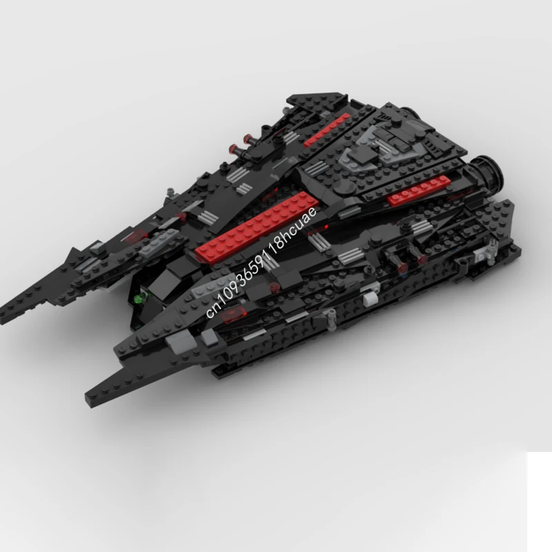 

661 шт. MOC первый заказ свет крейсер звезда боевые строительные блоки Рождественские развивающие детские креативные модульные здания подарок