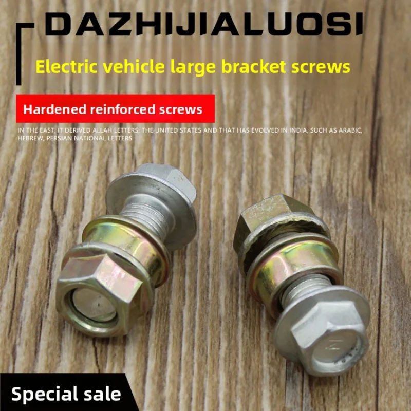 

Heavy-Duty Large Bracket Screws - Corrosion-Resistant Fasteners for Secure Bracket Mounting, Fit for Moto, ATV & Machinery