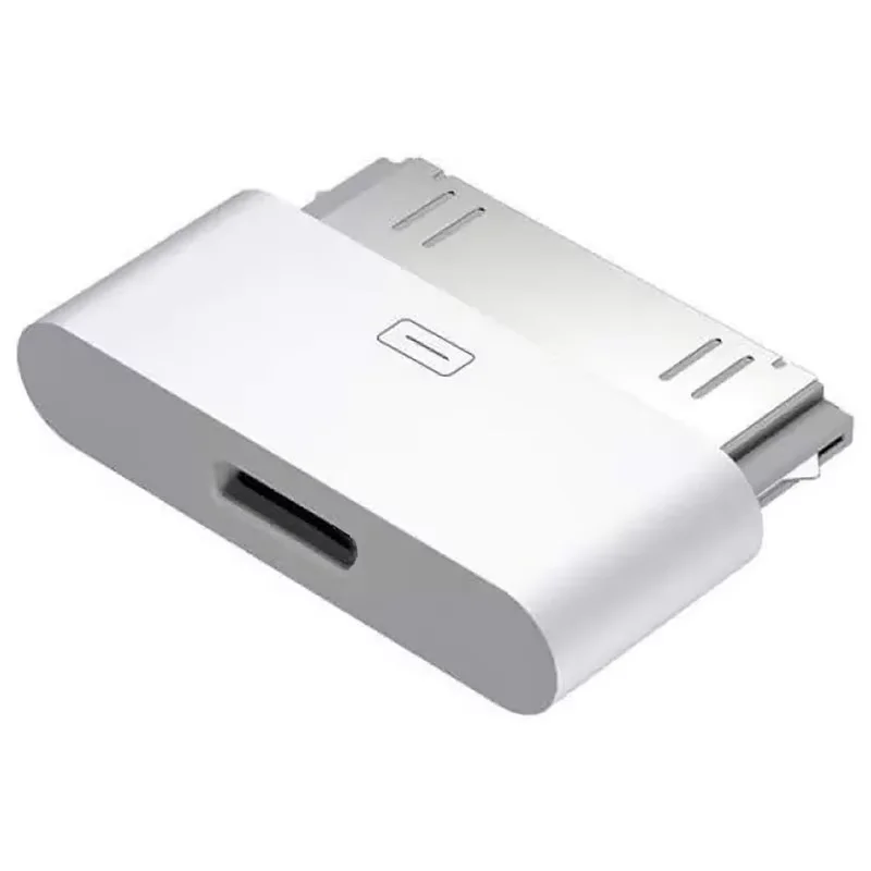 Adapter oświetlenia na 30-pinowy, 8-pinowy męski na 30-pinowy żeński konwerter synchronizacji ładowania do iPhone 4 4S IPad 2 3 IPod Touch, kabel do ładowania