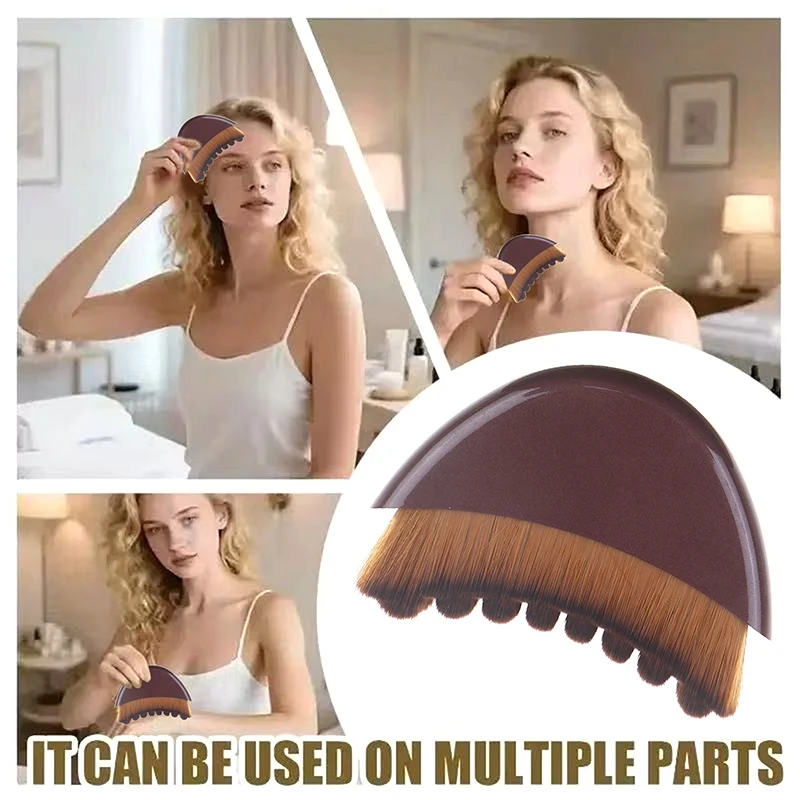 

Contour Facial Brush Manual Lymphatic Drainage Massager Durable Soft Bristles Ergonomic Facial Cleansing Brush For Shaping
