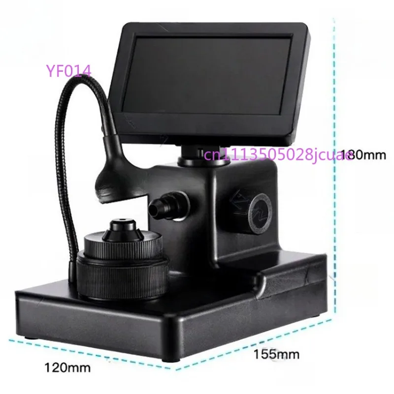 4.3 Inch LCD Digital Microscope 1000X Magnification for Precise Examination Jewelry Diamond Texture Inspection Viewer