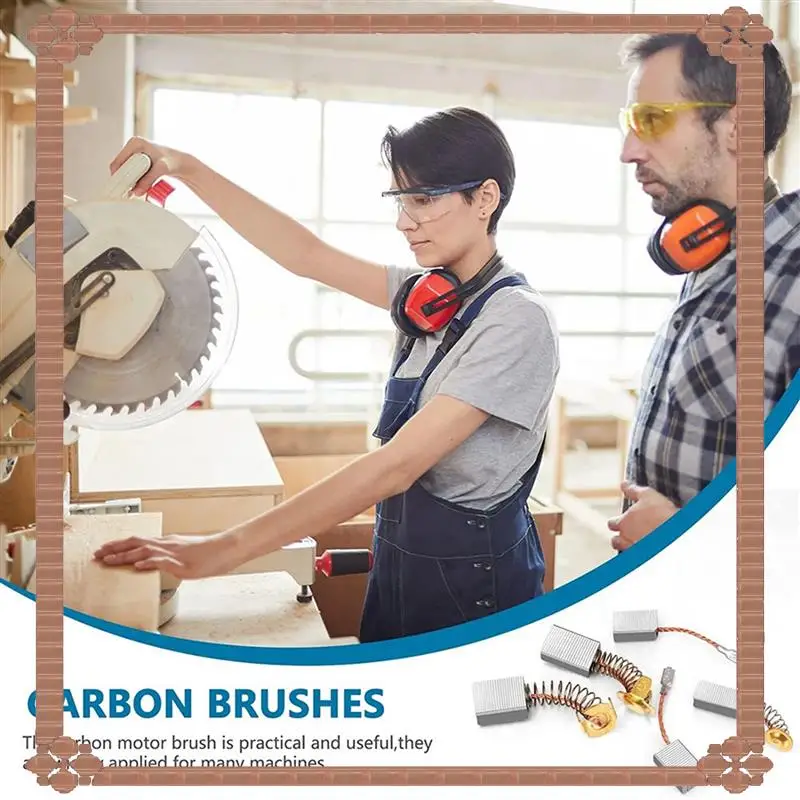 

24-Hour Delivery 120 Pcs Electric Motor Brushes Carbon Brushes Power Tool Replacement Part For Repair Power Tool 12 Different Si