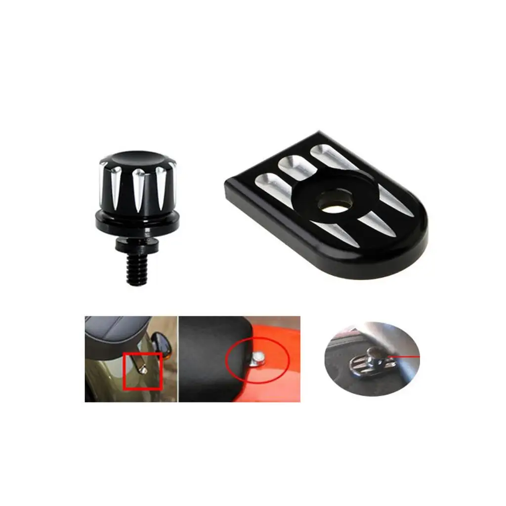 Edge Cut Seat Bolt Tab Screw Mount Cover Kit for 883 1200#1