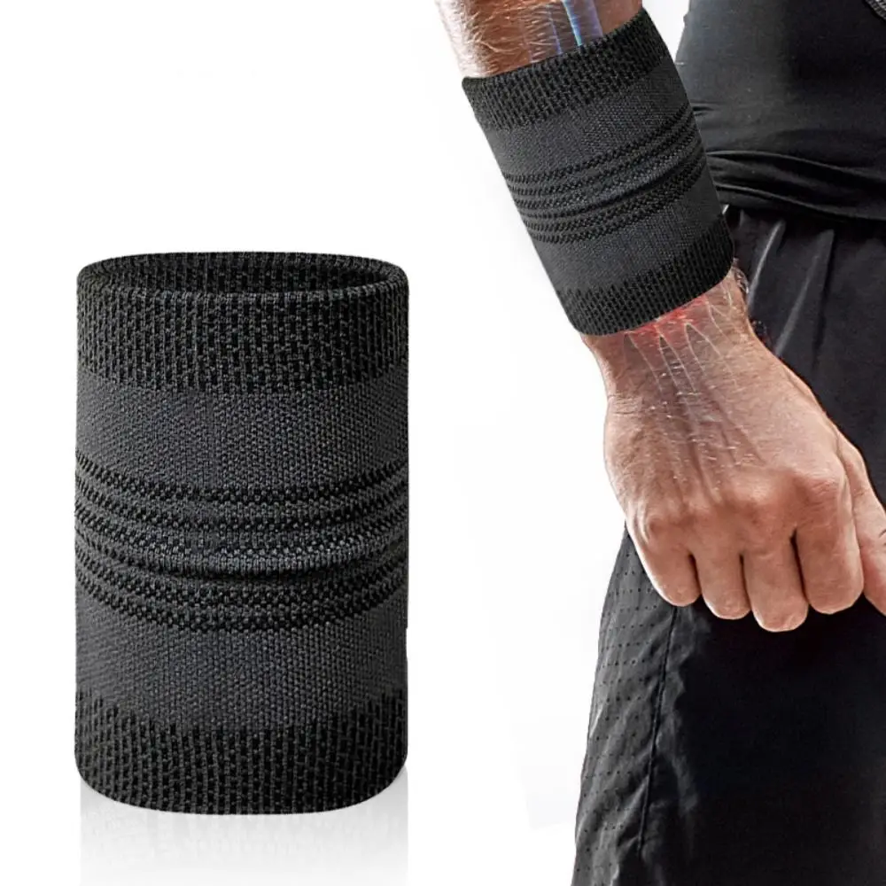 Polyurethane Fibre Sports Wrist Guard Breathable Sweat Band Towel Compression Wrist Brace Thin Elastic Elastic Sport Wristband