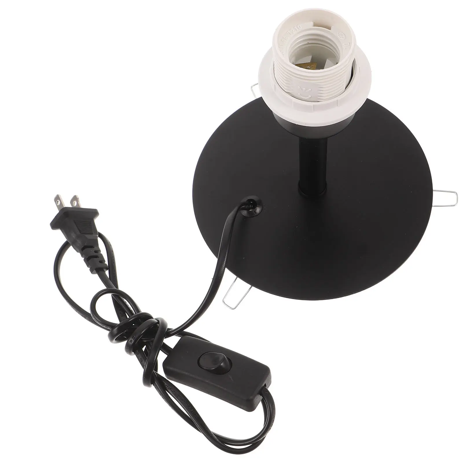 Metal Lamp Base E27 Light Holder DIY Table Lamp Accessories Screw Bulb Holder Replacement Vase Light Conversion Adapter