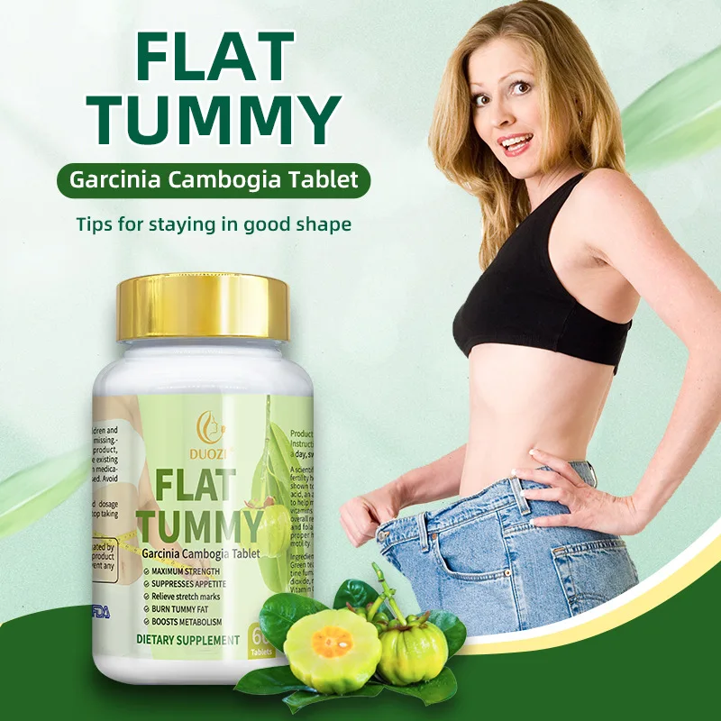 

Flat Tummy Garcinia Cambogia Dietary Supplement 60 Tablet Slimming Tablets