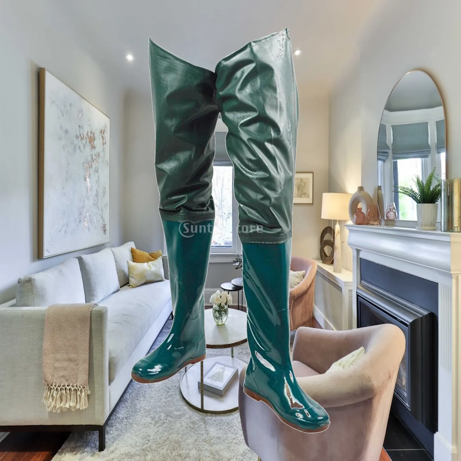 waterproof-hip-boots-fishing-waders-pants-anti-slip-breathable-pvc-rubber-stocking-for-clamming-gardening-fly-fishing