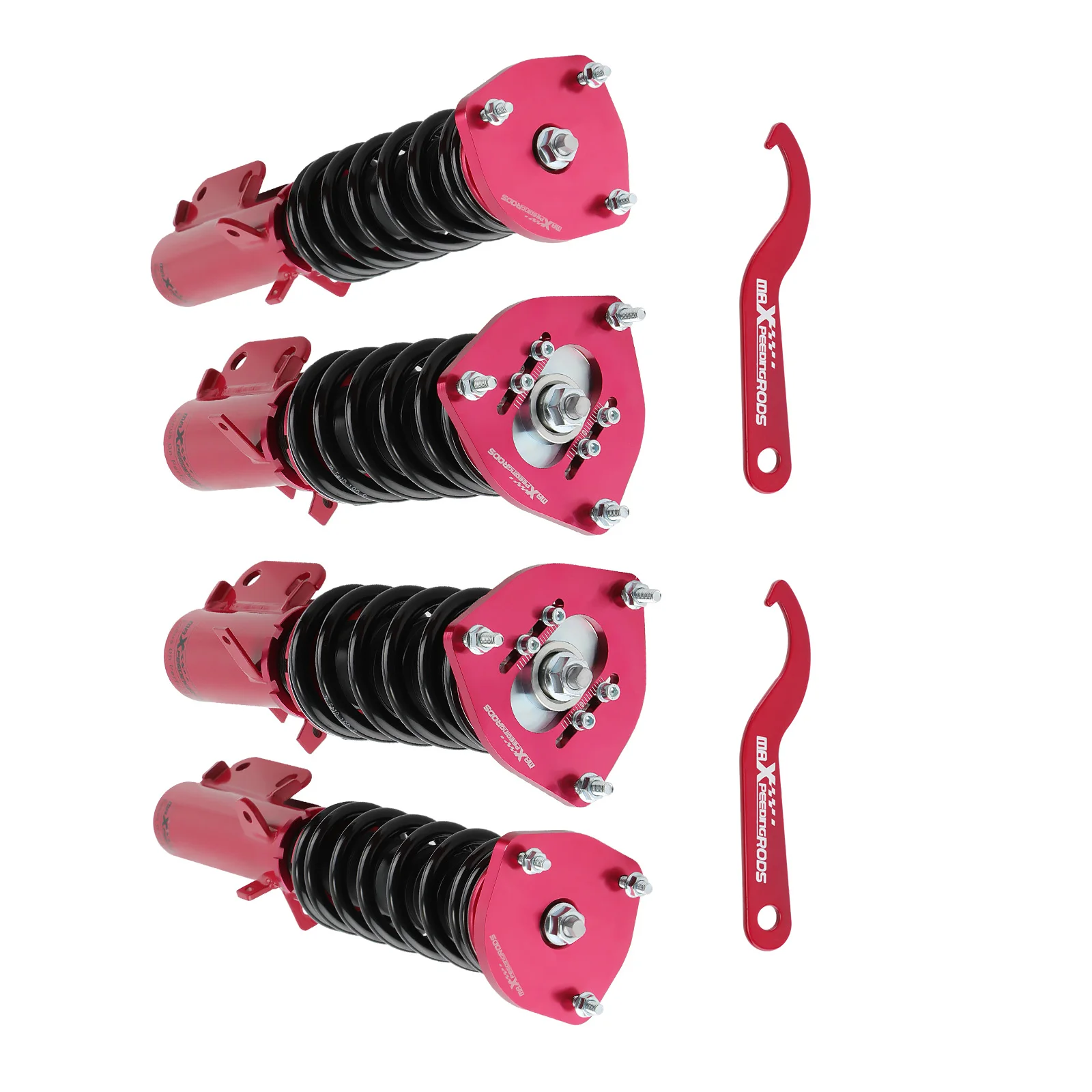 Coilovers Shocks Suspension For Toyota Corolla E100 AE101 88-99 Adj Height Coilovers Coil Spring Over Struts