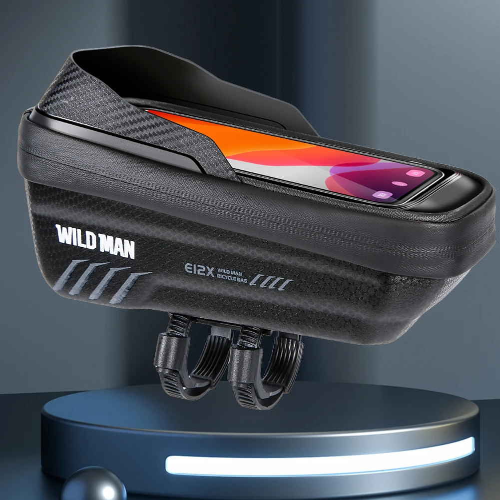 Sac de cadre avant de vélo 1L avec sac de Tube supérieur de vélo à dégagement rapide sac de Tube supérieur de vélo réfléchissant accessoires de vélo de route
