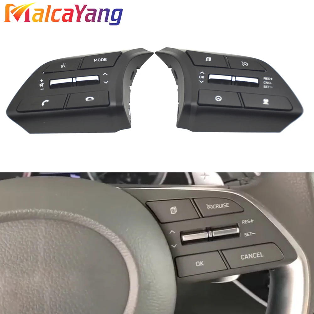 Car Steering Wheel Cruise Control Volume Button For Hyundai Sonata DN8 AT MPI 2.5L Sedan FWD 4 Doors Limited 1.6 T Custo 2020