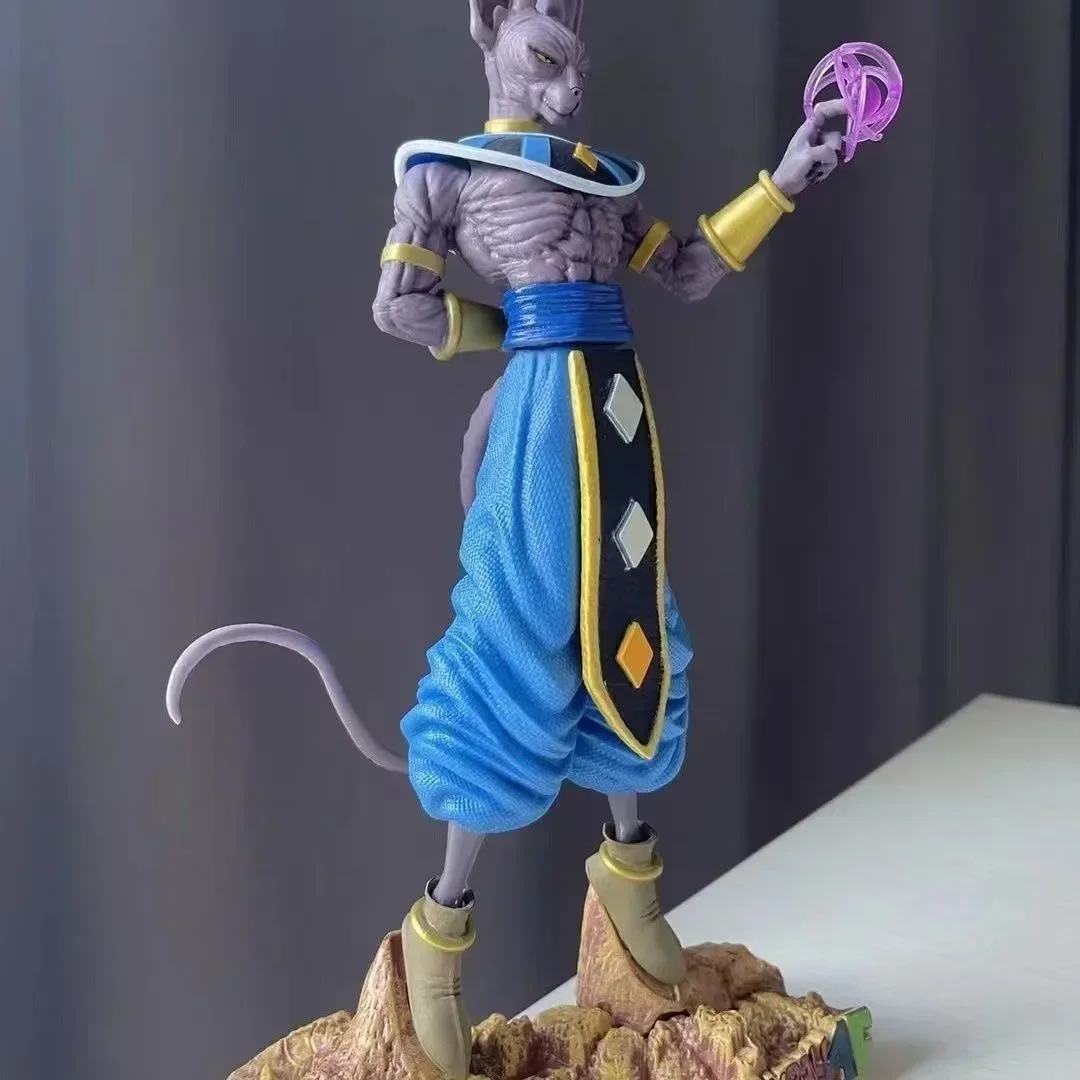 Figura de Dragon Ball Z Beerus, modelo de coleção, brindes infantis, Super Deus da Destruição, 30cm