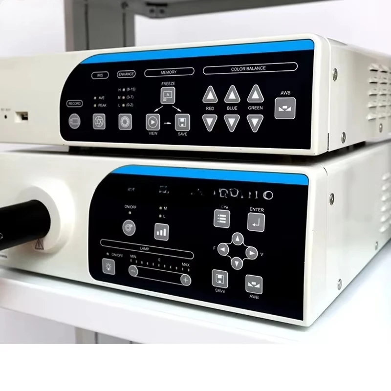 Animal Veterinary Medical Video Gastroscope Colonoscopy FHD Endoscopy System Light Emitting Diode Light 80w Clinical Use