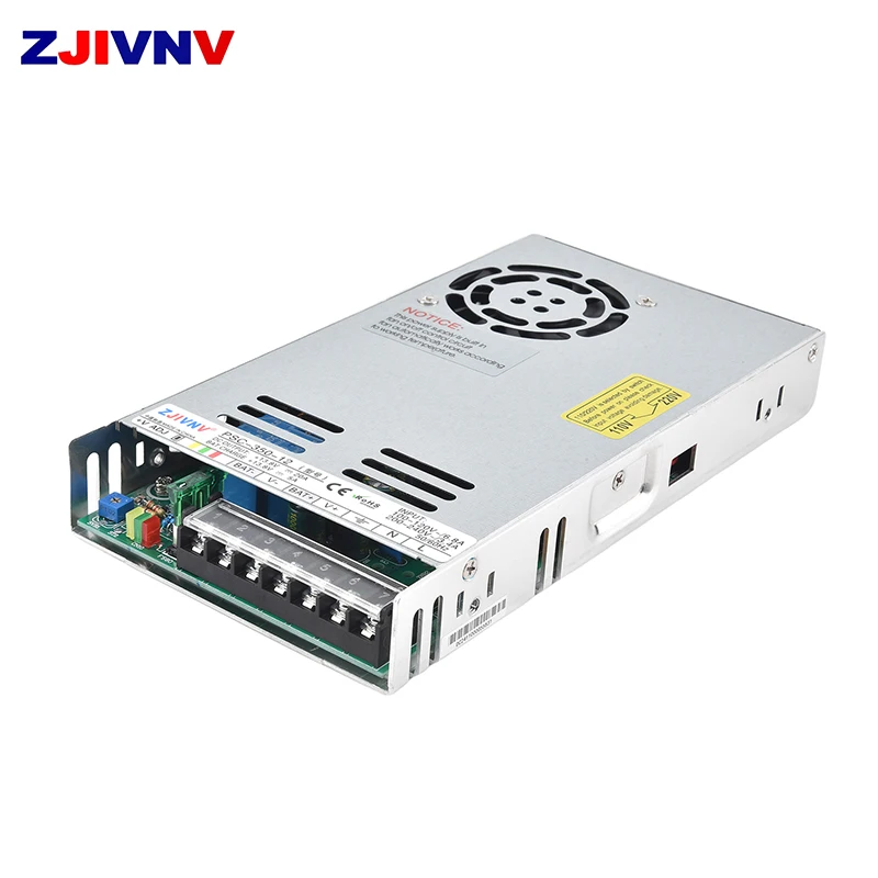 350W Charge LED uninterrupted power supply UPS input 110/220VAC Output 12V/24VDC Switching power supply PSC-350 For charge
