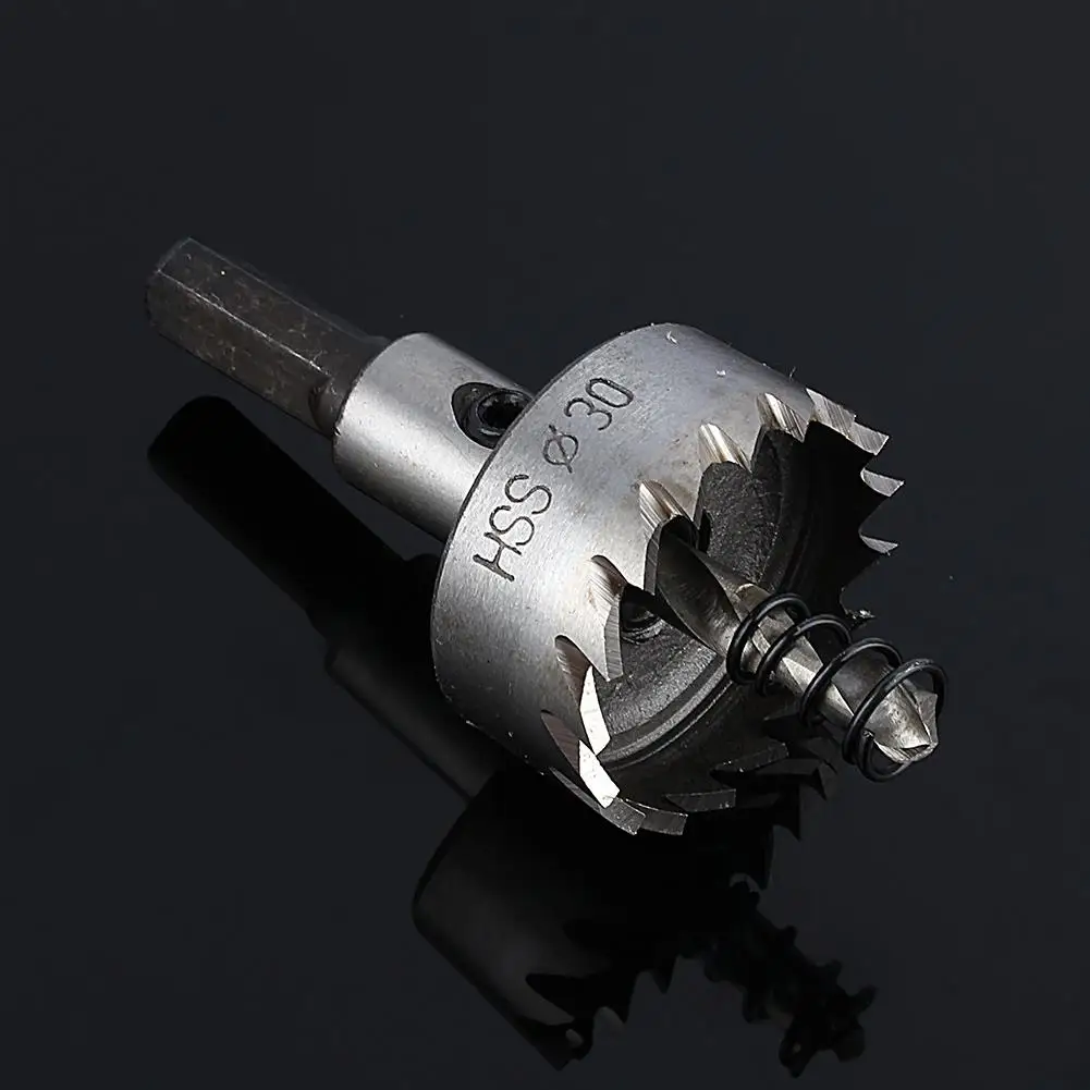 16mm-32mm for metal Hole Saw Cutter Drill Bit Set - Carbide Split Tip Pilot Tool for Steel Plate & Construction