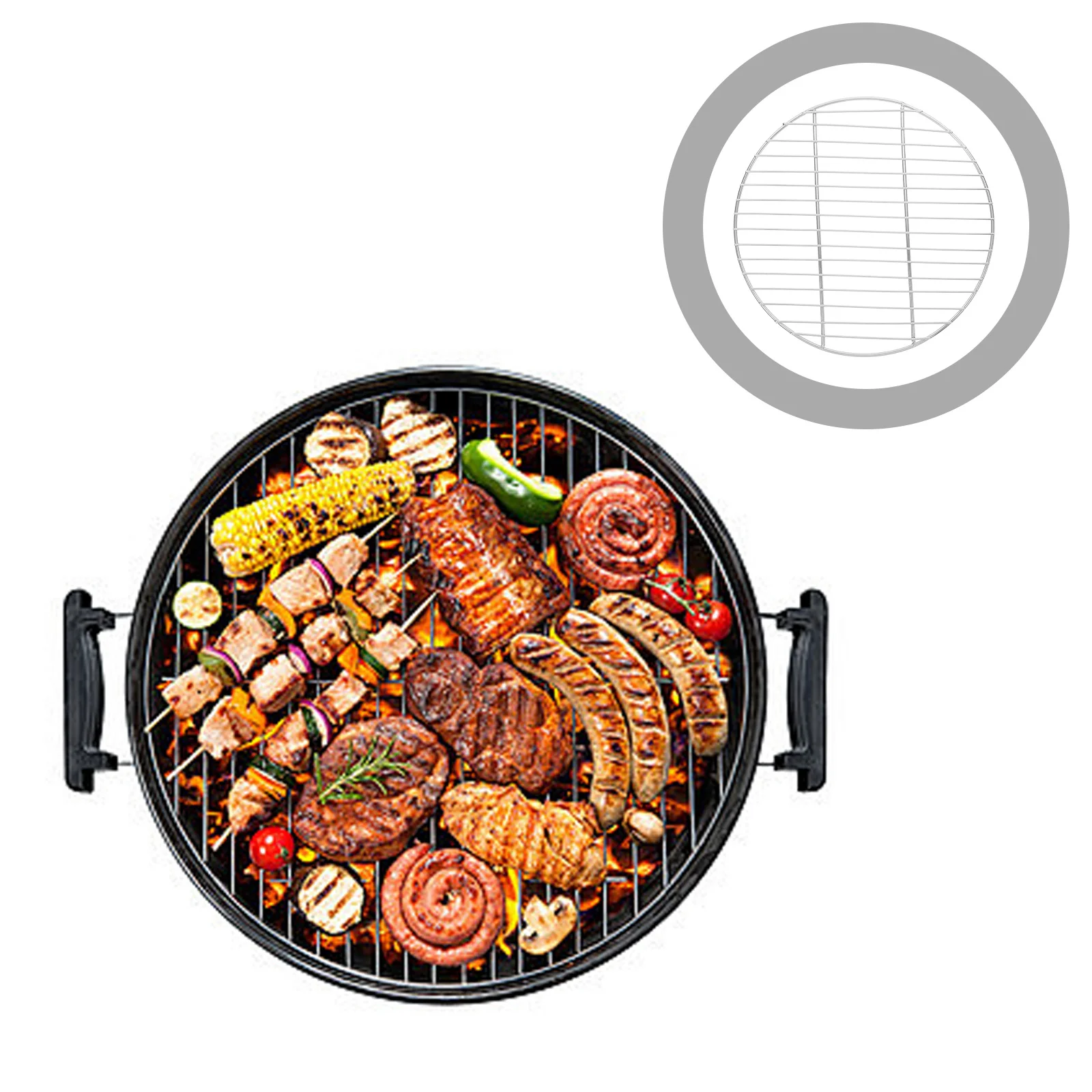 

Steel Bbq Grilling Mesh Grill Mesh Cuttable For Bbq Camping Oven Metal Barbecue Rack Durable Cooking Net