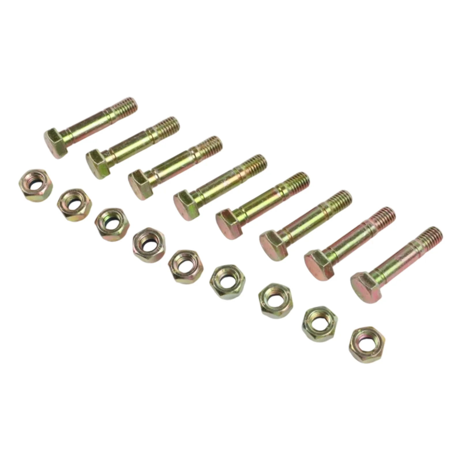 8 Pack Shear Bolts with Nuts Compatible with Multiple Equipment Models Including ST524 ST624 ST724 Long Lasting Performance