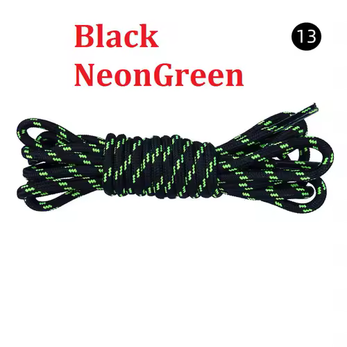 5MM Round Shoelaces Flower Dots Solid Laces Polyester Shoelaces Matching Sports Shoes Tooling Martin Boots Hiking Shoelaces - Image 13