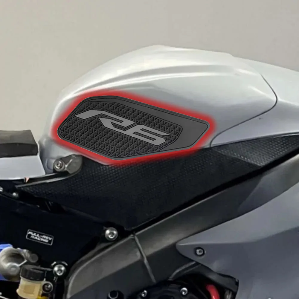 

Motorcycle Fuel Tank Side Anti-skid Protective Sticker For YZF R6 2008-2016