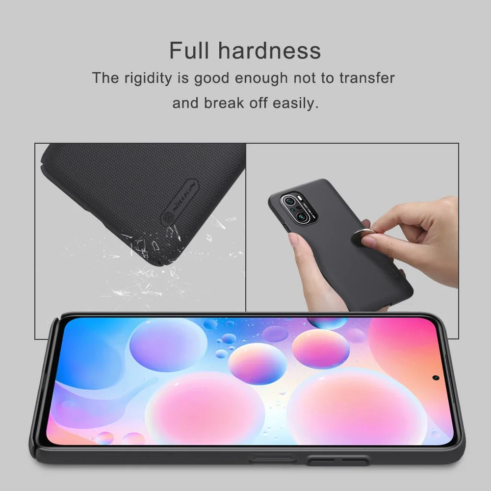 Nillkin for Xiaomi Poco F3 Case Super Frosted Shield Ultra-Thin Hard PC Matte Protection Back Cover for Xiaomi Poco F3 Case