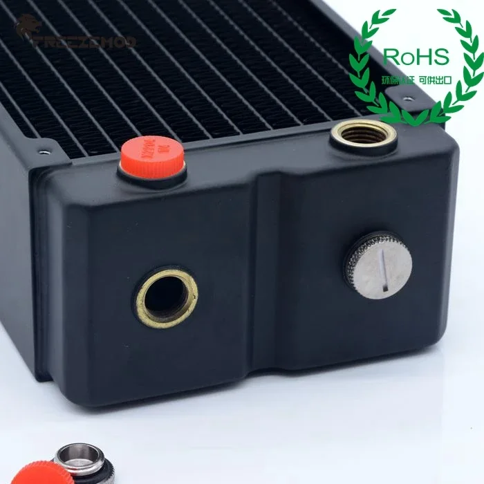 65 مللي متر مشعاع سميك 120 مللي متر تبريد المياه 3 طبقات سميكة النحاس بالوعة الحرارة FREEZEMOD مبرد مياه شهادة ROHS TSRP65-WP120