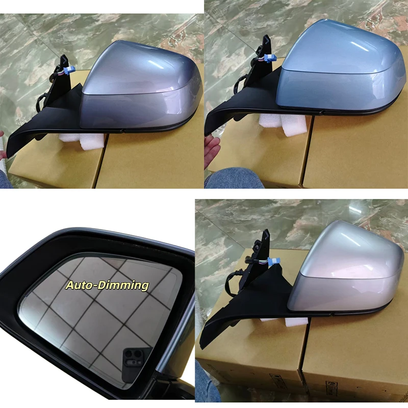 For Tesla Model Y Juniper 2024 20252026 13‑Pin Auto‑Dimming Side Rearview Mirror Assembly OE 213096900A 213097000A