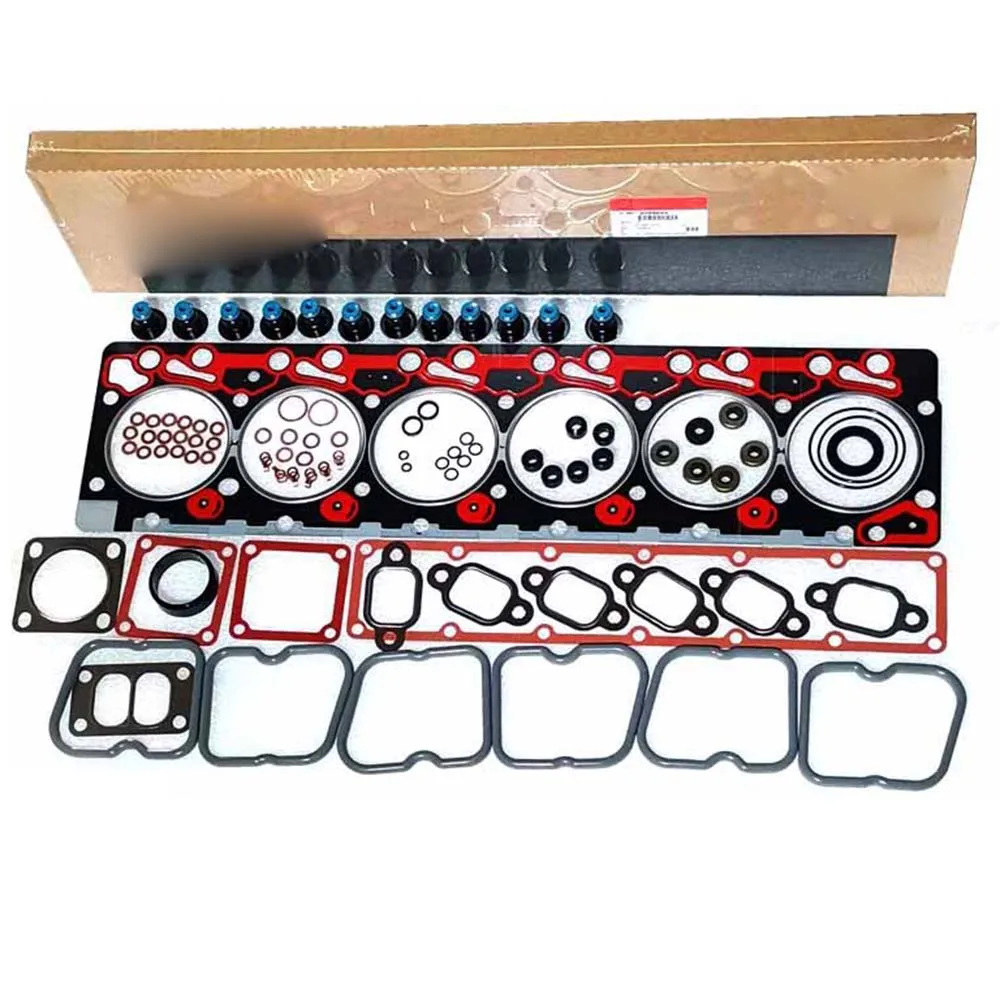 Complete Upper Gasket Kit For Dodge 89-98 Ram Pickup Cummins 6B 6BT 6BTA 5.9L 4089649 3802376 3902425 3903475 3905595 3906696