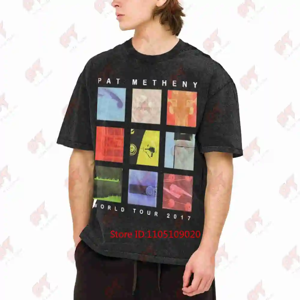 Pat Metheny An Evening With World Tour Vintage Washed Tee Pure Cotton T-Shirt