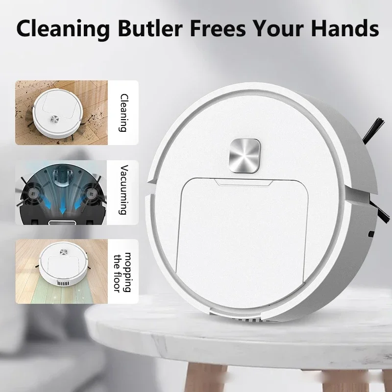 3 in 1 Mini Intelligent Sweeping Robot Suction Sweeping Mopping Household Use Small Appliances Ultra-thin Cleaner