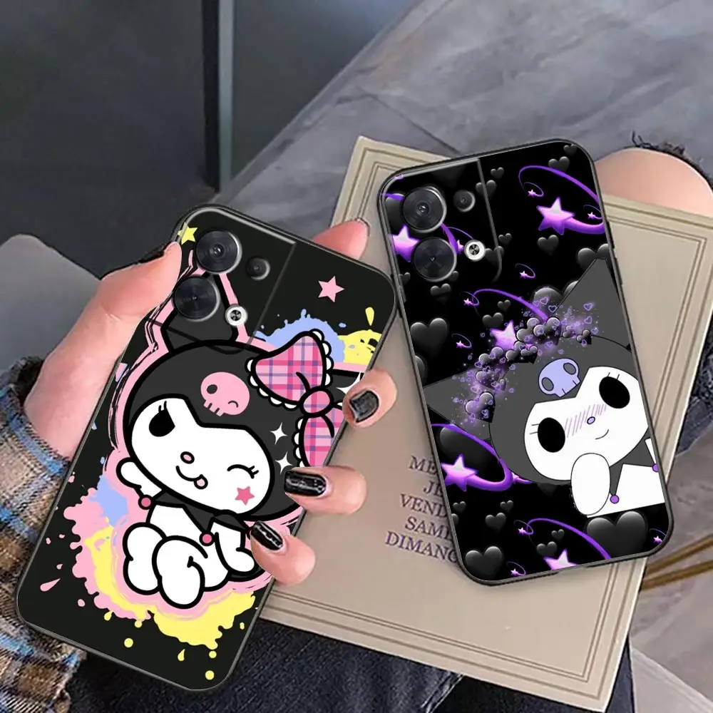 

Funda Coque Case For OPPO FIND X5 X3 X2 RENO 10 8 7 7Z 2Z 6 6Z 5 Lite Pro Plus 4G 5G Case Shell Cover Cartoon S-Sanrio K-Kuromi