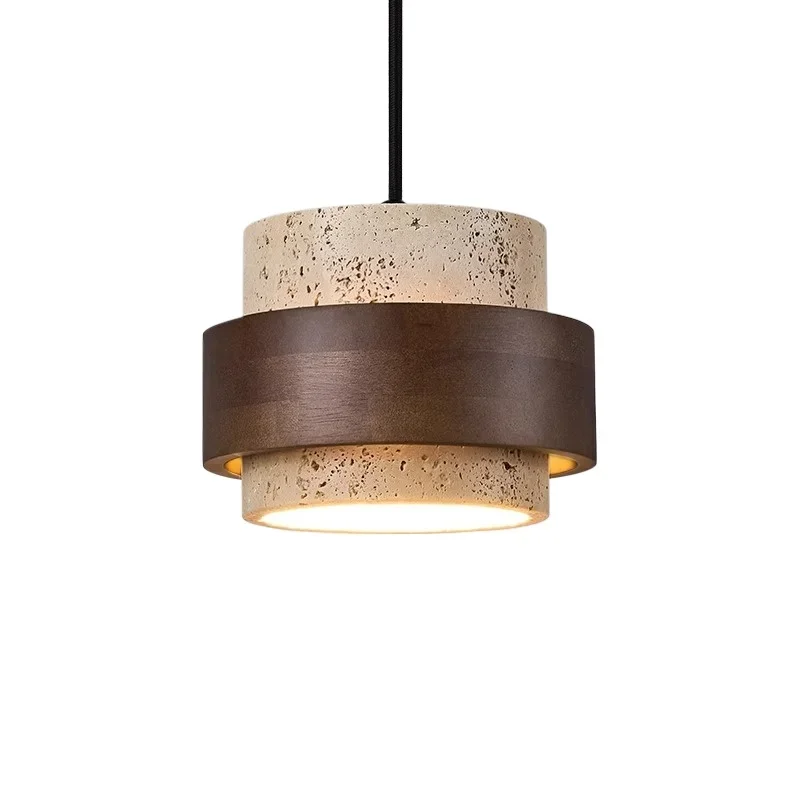 

Medieval bedside bedroom chandelier can be lifted and lowered high-end sense retro wabi-sabi wind American bar table study resta