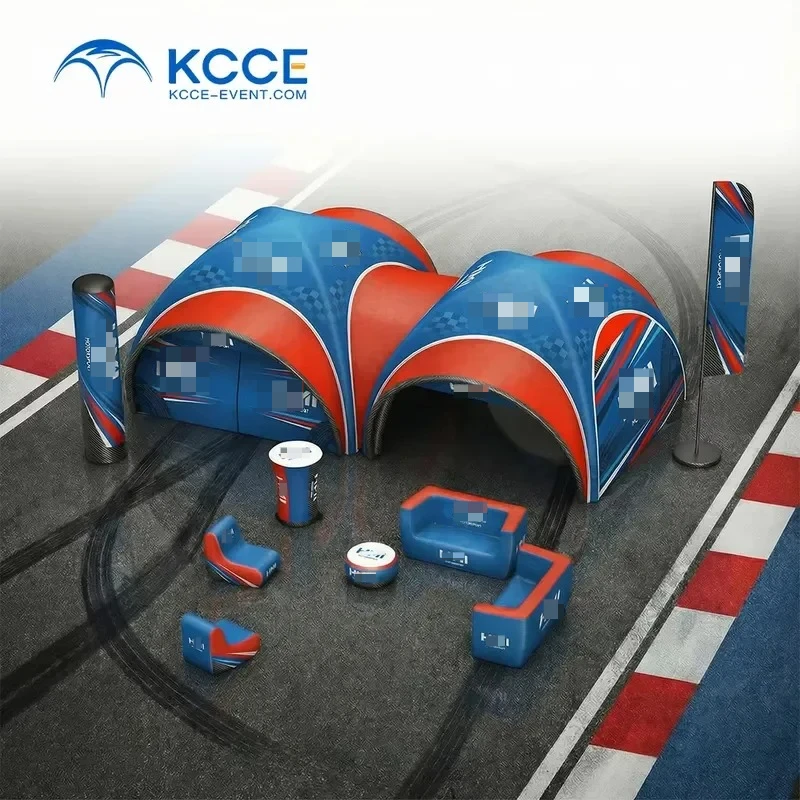 for Outdoor Advertising Portable Air Sealed Motor Sport Racing Gazebo Tent Air Dome Inflatable Custom Event Tent with Logo