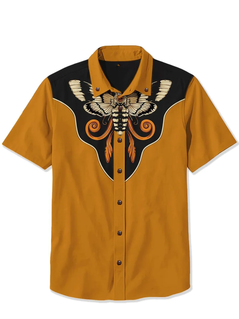 Men's Mexican Cultural Hawaiian Shirt - usage example