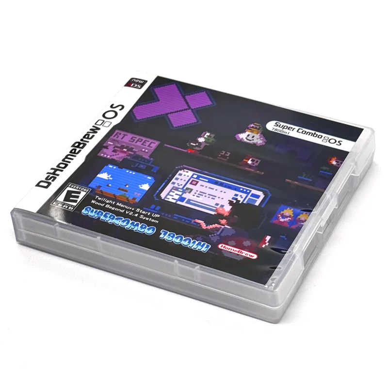 7800 In 1 DS Card Game Collection R4 3DS Flash Card for NDSL NDSi