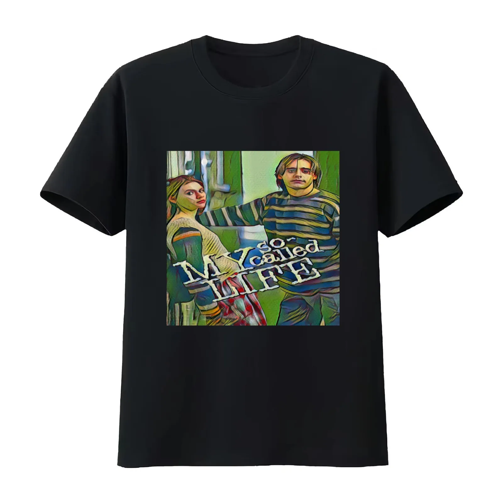 My So Called Life - abstract fan art T-Shirt Summer Casual Cotton Tee Oversized Streetwear Tops Vintage Graphic Print