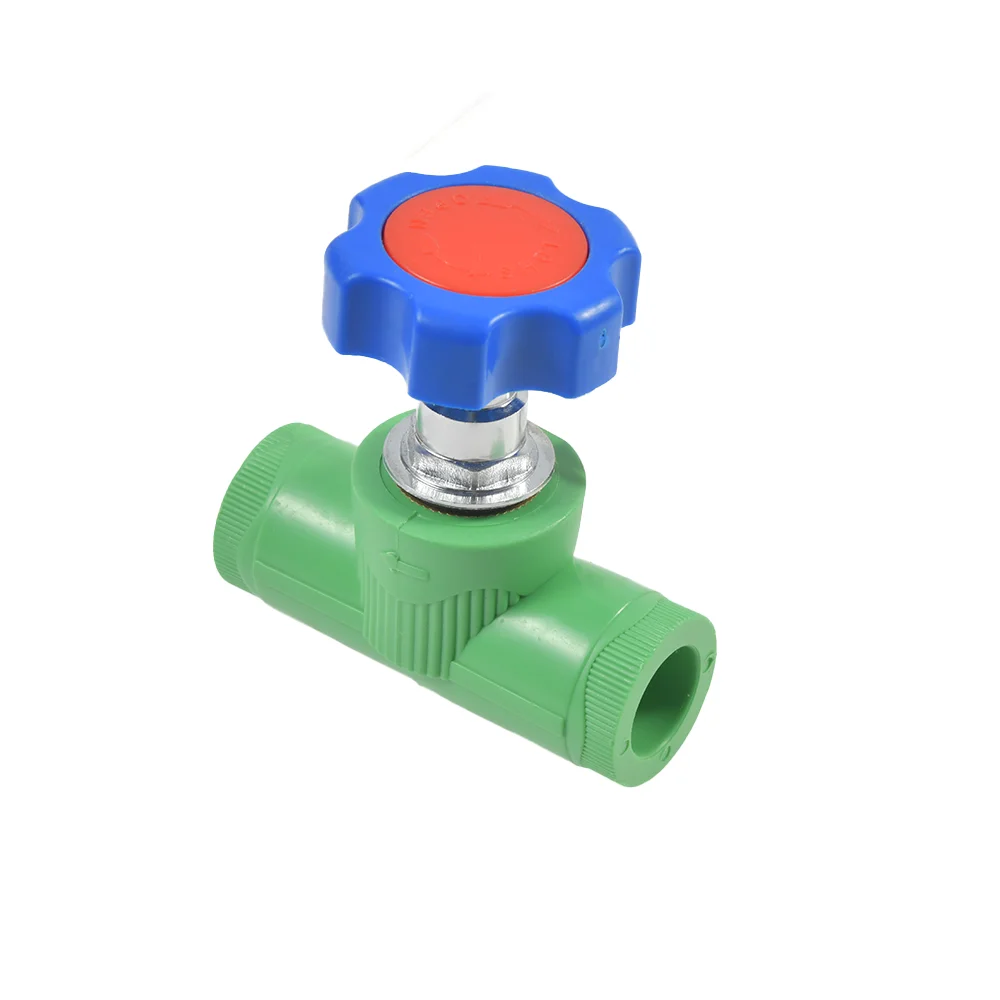 DN20 DN25 DN32 PPR Water Valve Garden Tap Straight Body Irrigation Stop Valve Tube 1pcs Hot Melt Stop Valve