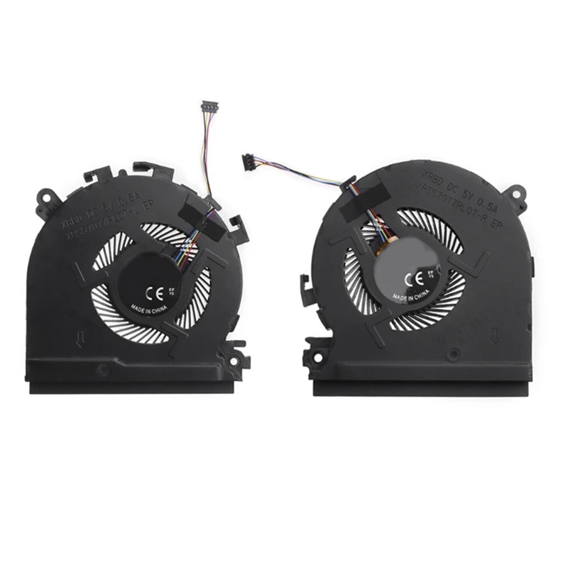 Laptop CPU +GPU Cooling Fan For HP Spectre X360 15-CH 15-CH010CA CPU & GPU Cooling Fan L17605-001 L17606-001 Spare Parts