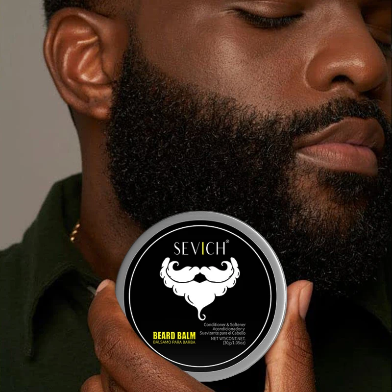 Beard Balm For Men Facial Care Beard Growth Wax Beard Softening Mustache Conditioning Natural Nourishing Non Greasy Beard Care