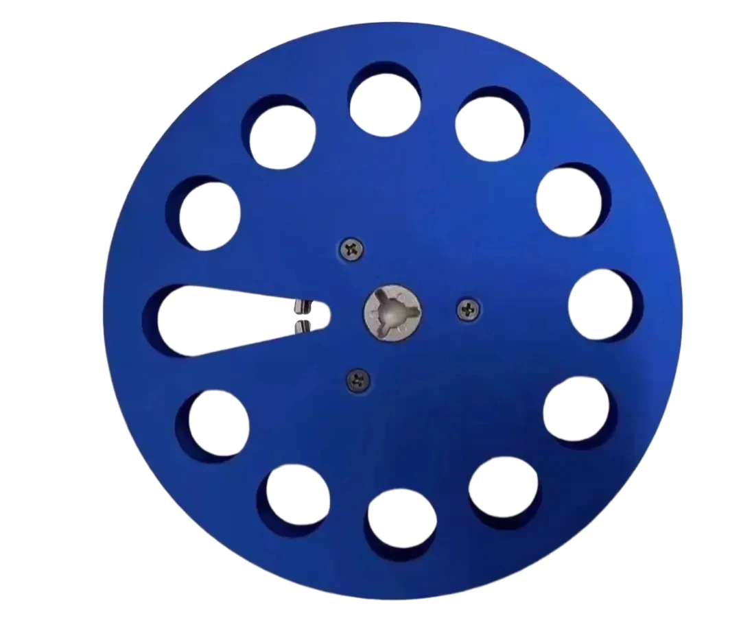 TEAC For 1/4" Aluminum Empty Take Up Reel 7" Inch 12 Hole Open Belt Plastic Take Up Reel for A Reel To Reel Tape Recorder Parts