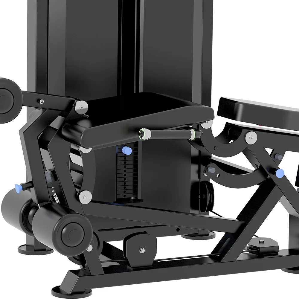 Steel Plate Loaded Cross-border Leg Curl & Extension Strength Trainer for Lower Limb Gym Home Exercise Bodybuilding