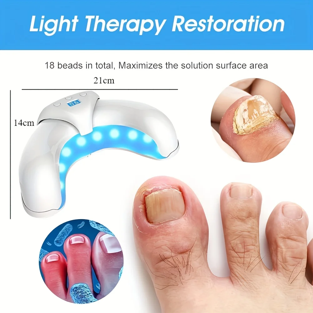 

1/2/4 Pcs Nail Fungus Light Device for Multiple Fingernails & Toenails