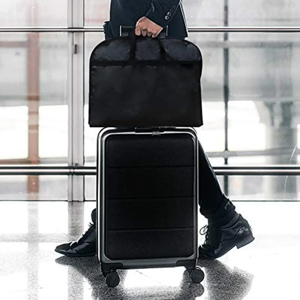 Suit Coat Dust Cover Garment Bag King Print Moisture-Proof Clothing Hanging Storage Clothes Cover Banquet Western Suit Coat Bags