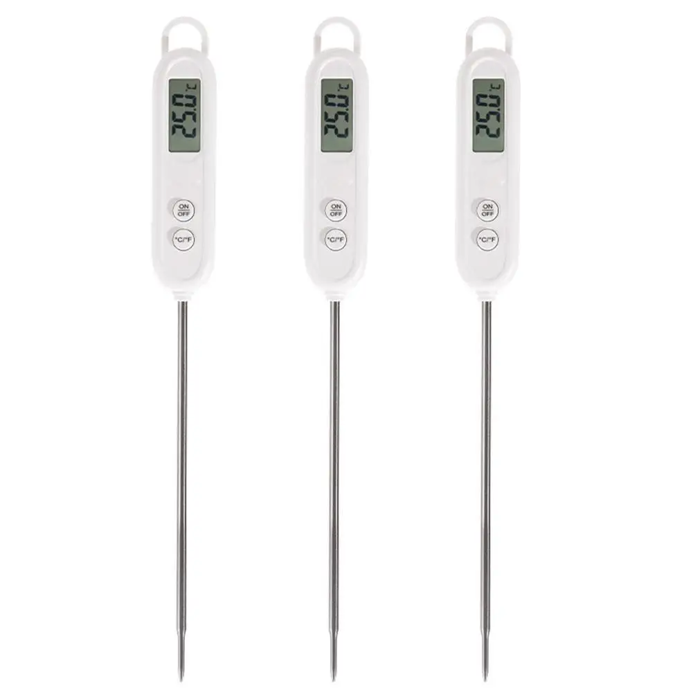 

Food Thermometer Digital Real-Time Reading Meat And Beverage Thermometer With LCD Display And Probe Electronic Kitchen Thermomet