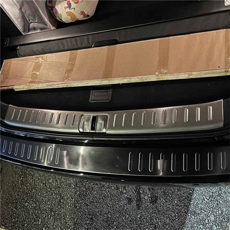 

WELKINRY For Lexus RX AL10 3rd Generation 2008-2015 Car Tail Rear Box Gate Door Trunk Boot Doorsill Threshold Scuff Pedal Trim