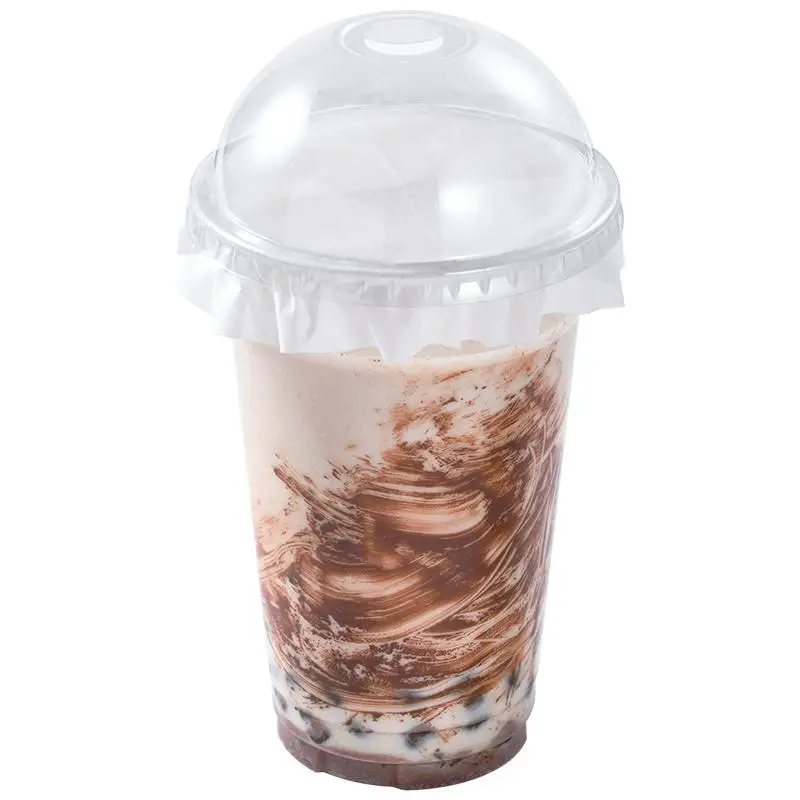 ~Disposable Leakproof Food Grade Coffee Milk Tea Beverage Pad Sealing Takeaway Packaging Paper For Carry Out Drives Through