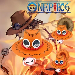 One Piece Cartoon Ace Cowboy Hat, Fashionable Sun Hat Outdoor Fishing Hat, Versatile Jazz Hat, Anime Figures Cosplay Props Gift