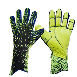 Goalie Gloves Latex Soccer Goalie Goalkeeper Gloves Anti-slip Thicken Football Glove Finger Protection Gloves Soccer Equipment