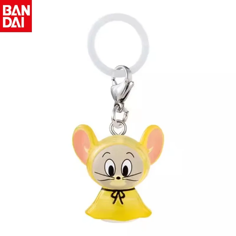 Bandai Original Genuine Tom and Jerry Pendant Umbrella Pendant Mark Decoration Movable Figure Collection Holiday Gift