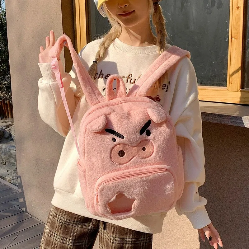 

Аниме новый стиль карандаш Шинчанс плюшевая кукла поросенок рюкзак мультфильм анимация рюкзак большой емкости хороший подарок на день рождения