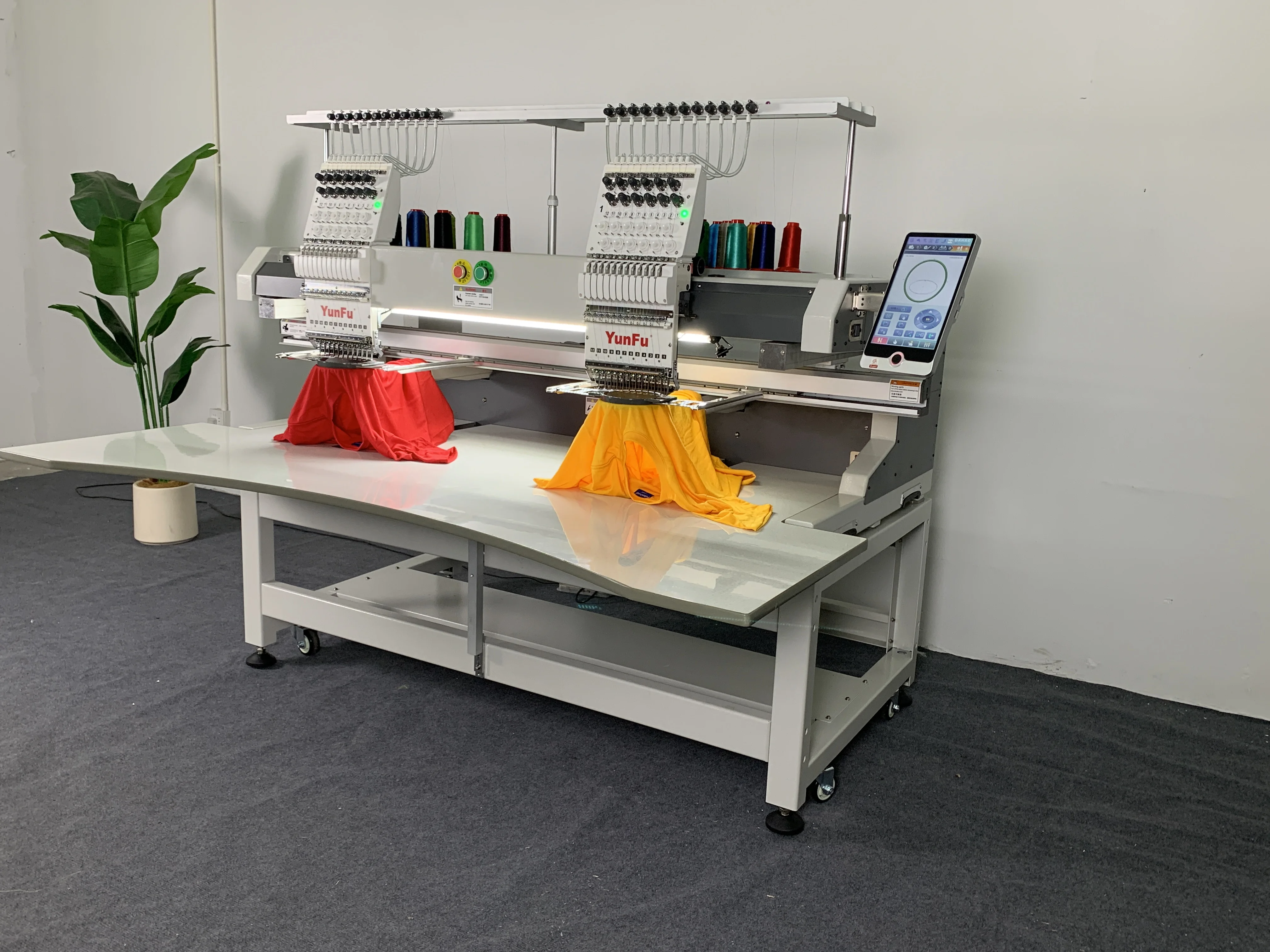 Best Seller 2 Head Embroidery Machine 500x800mm Extra Large Embroidery Area for Custom Pattern Making