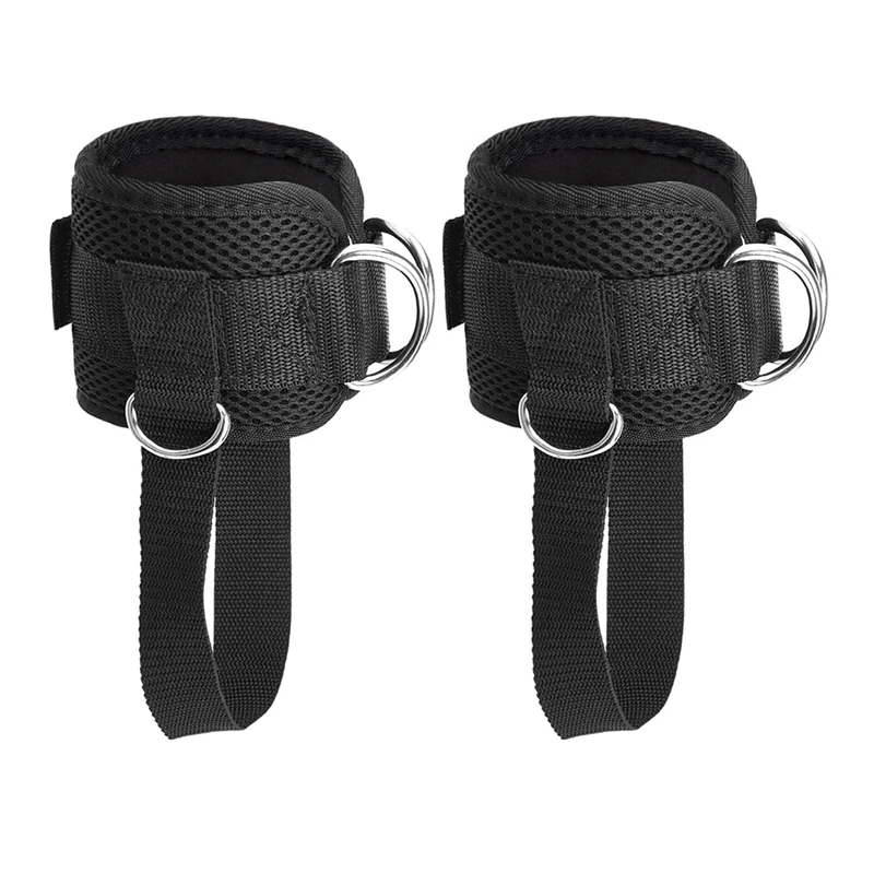 

Adjustable Ankle Straps Gym Exercises Cable Machine Fitness Accessories,Thigh Glute Exercises Padded Ankle Cuffs Parts